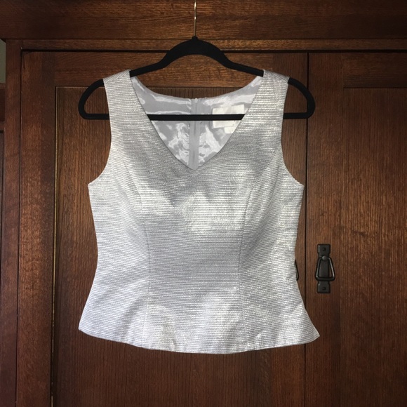 Caramia Evening/Dress Shirt. Glamorous Silver - Picture 1 of 6